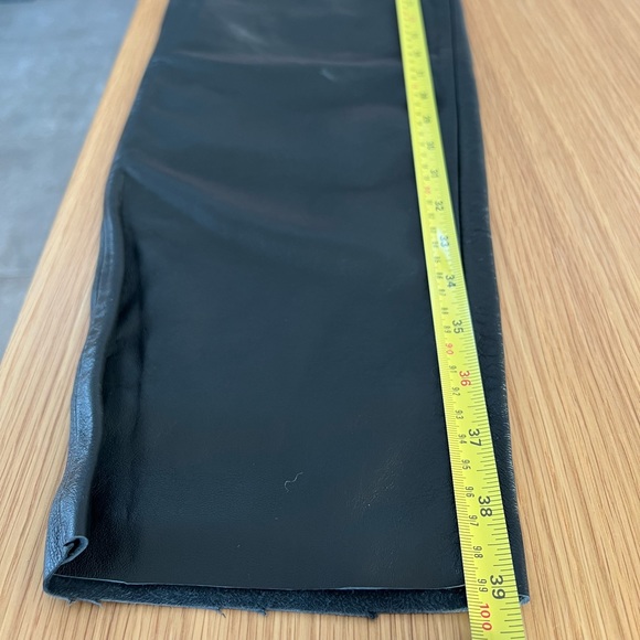 Real soft leather pants in black - Picture 3 of 6